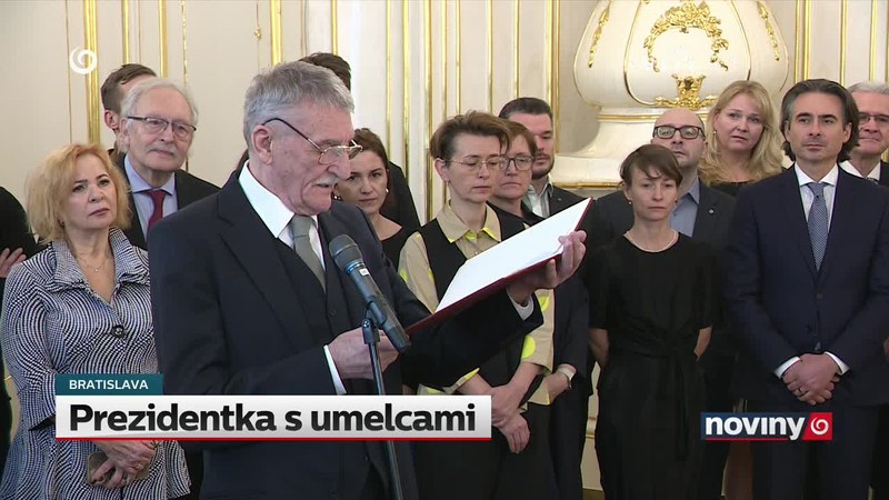 Prezidentka s umelcami