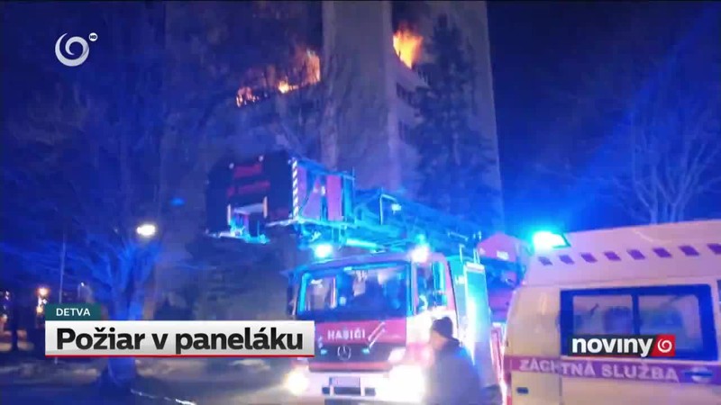 Požiar v paneláku