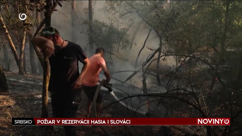 POŽIAR V REZERVÁCII HASIA I SLOVÁCI