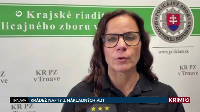 KRÁDEŽ NAFTY Z NÁKLADNÝCH ÁUT