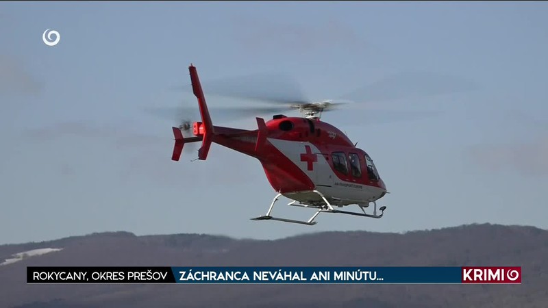 ZÁCHRANCA NEVÁHAL ANI MINÚTU...