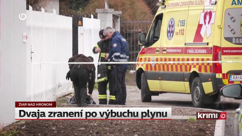 Dvaja zranení po výbuchu plynu