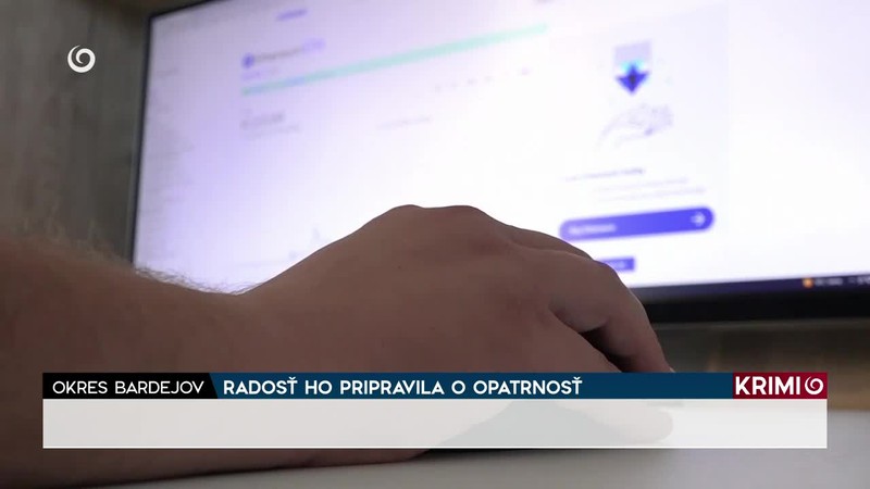 RADOSŤ HO PRIPRAVILA O OPATRNOSŤ