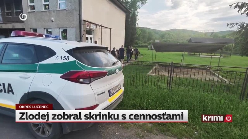 Zlodej zobral skrinku s cennosťami
