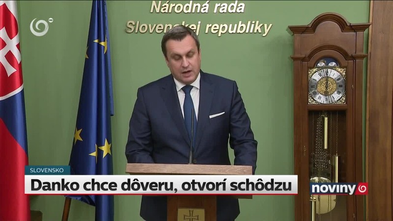 Danko chce dôveru, otvorí schôdzu