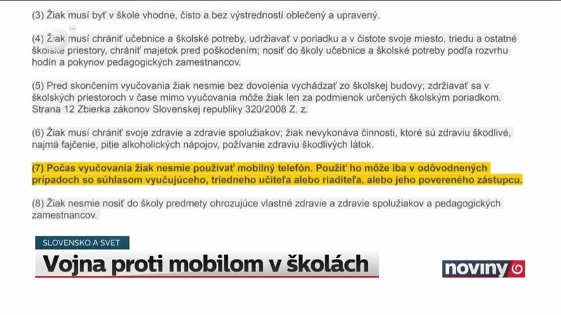 Vojna proti mobilom v školách