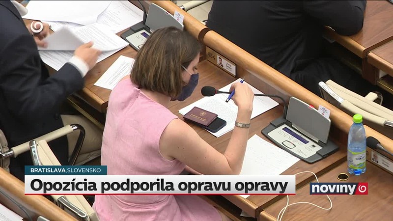 Opozícia podporila opravu opravy