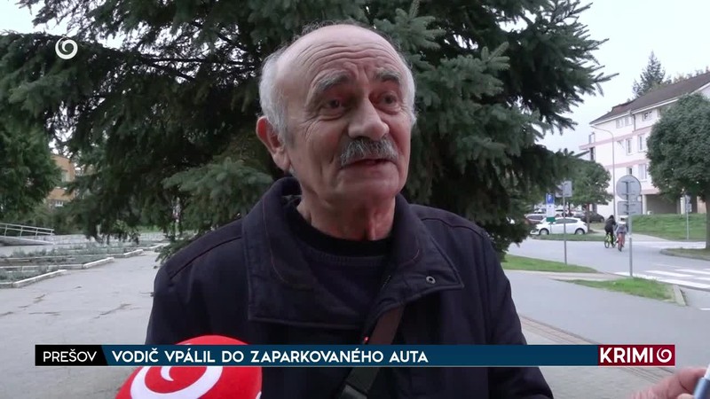VODIČ VPÁLIL DO ZAPARKOVANÉHO AUTA