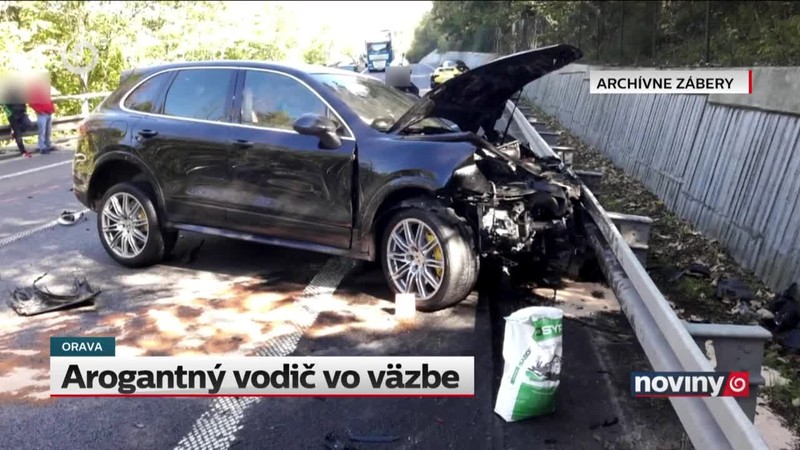 Arogantný vodič vo väzbe