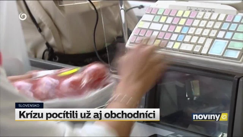Krízu pocítili už aj obchodníci