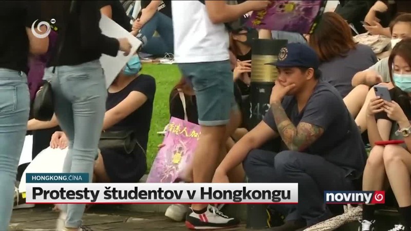 Protesty študentov v Hongkongu