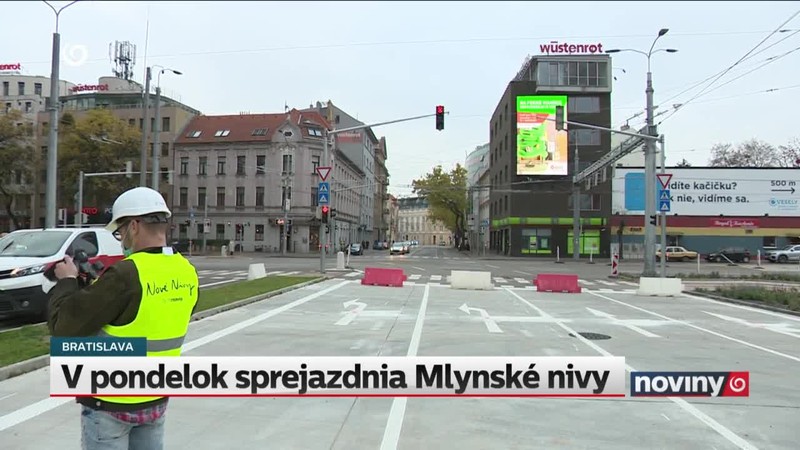 V pondelok sprejazdnia Mlynské nivy