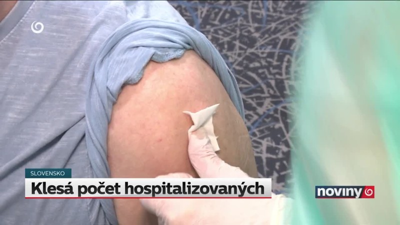 Klesá počet hospitalizovaných