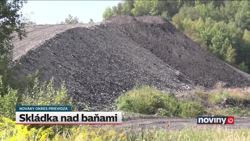 Skládka nad baňami