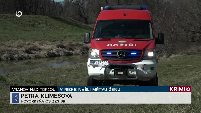 V RIEKE NAŠLI MŔTVU ŽENU