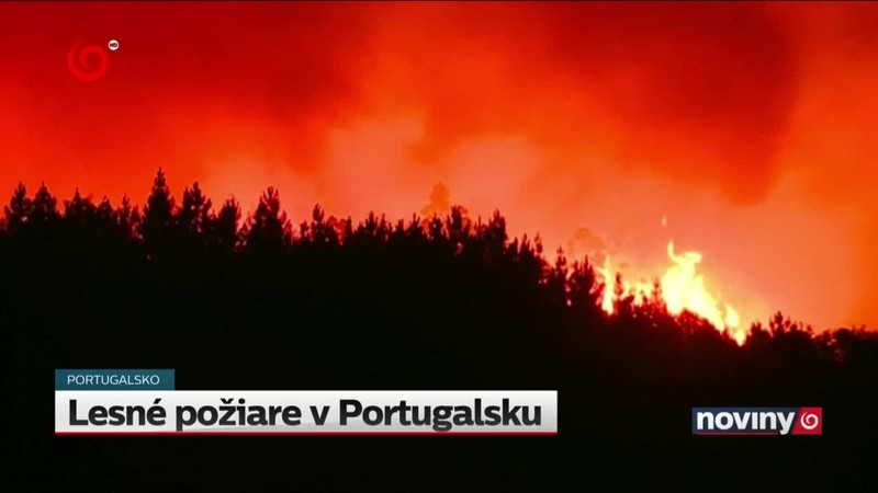 Lesné požiare v Portugalsku