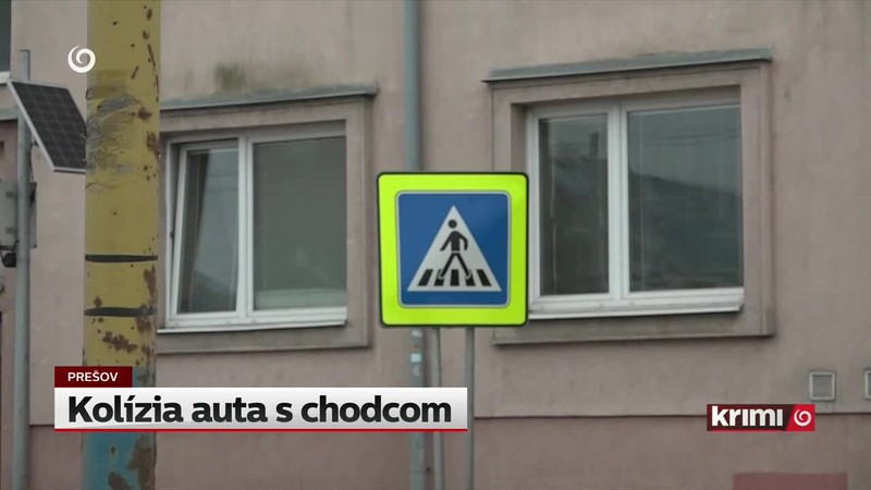 Kolízia auta s chodcom