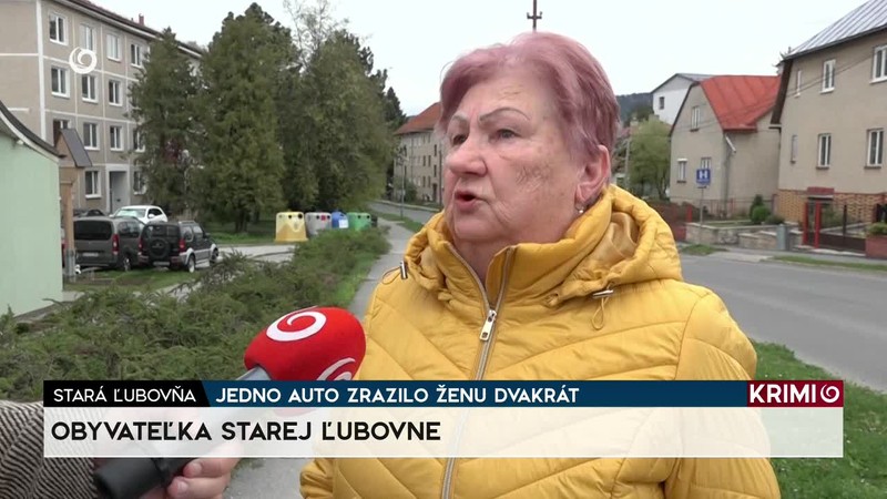 JEDNO AUTO ZRAZILO ŽENU DVAKRÁT
