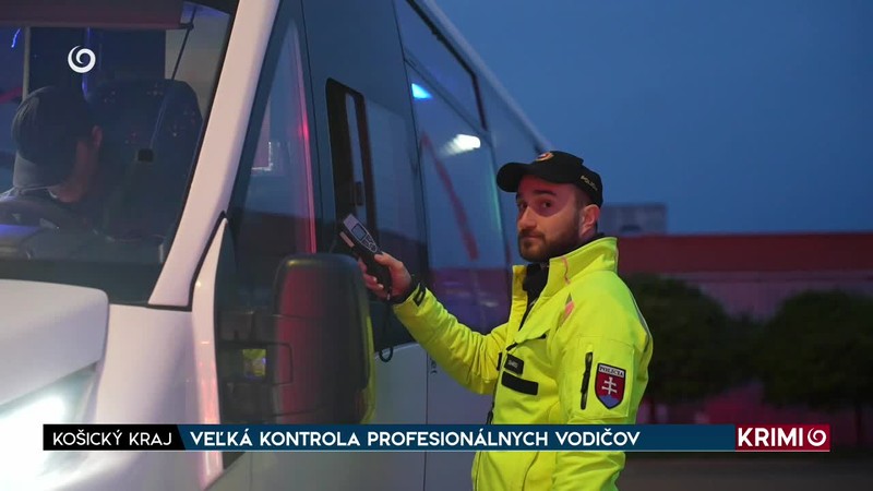VEĽKÁ KONTROLA PROFESIONÁLNYCH VODIČOV
