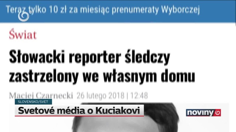 Svetové média o Kuciakovi