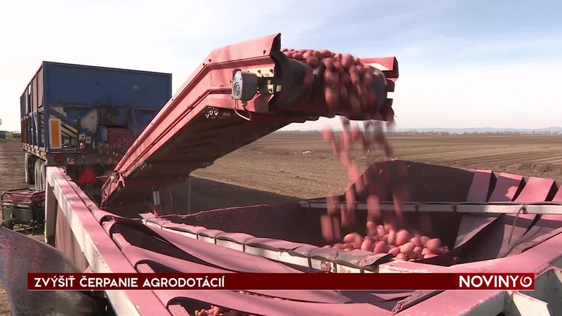 ZVÝŠIŤ ČERPANIE AGRODOTÁCIÍ