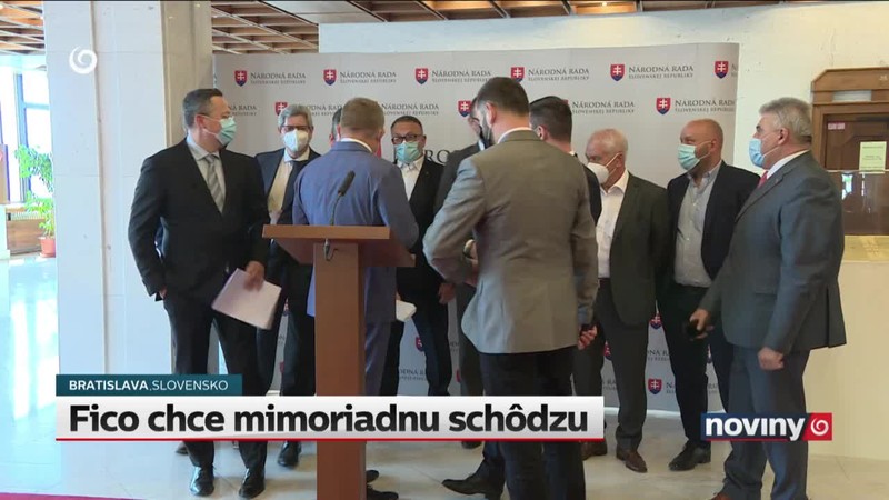 Fico chce mimoriadnu schôdzu