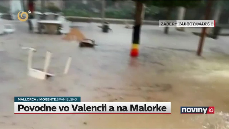 Povodne vo Valencii a na Malorke