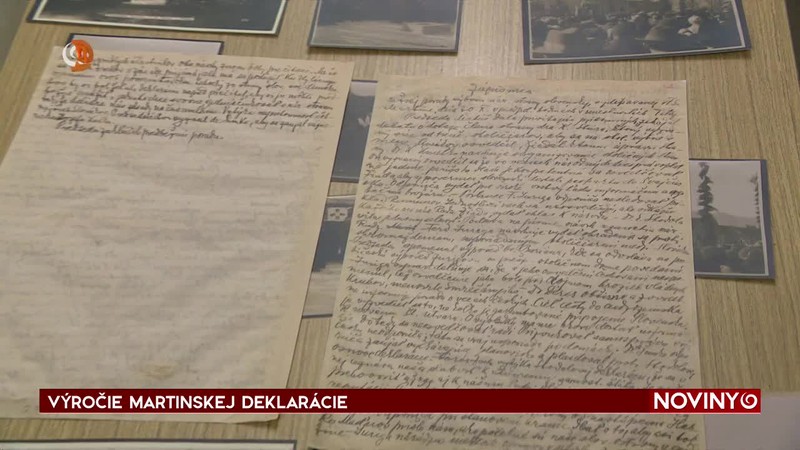 VÝROČIE MARTINSKEJ DEKLARÁCIE