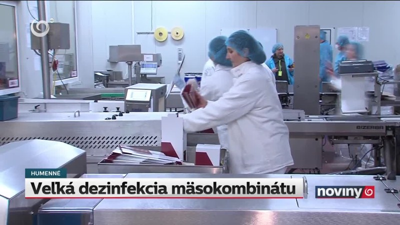 Veľká dezinfekcia mäsokombinátu