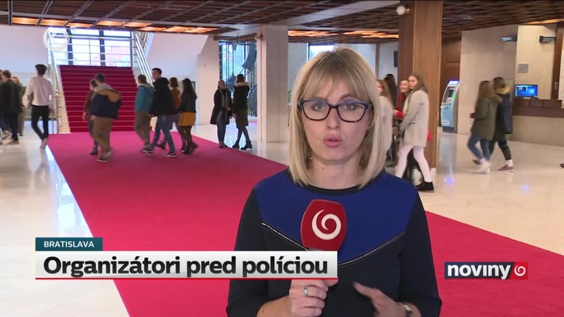 Organizátori pred políciou