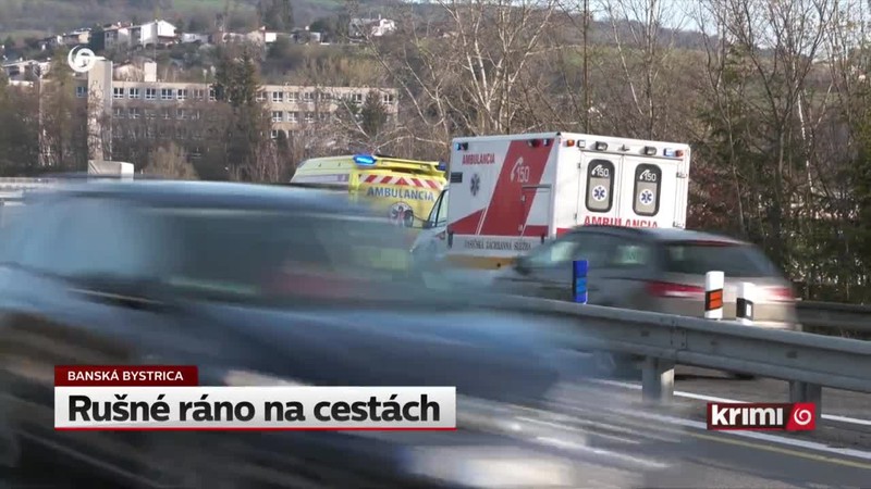 Rušné ráno na cestách