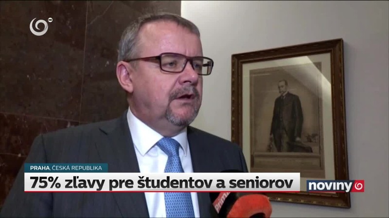 75% zľavy pre študentov a seniorov