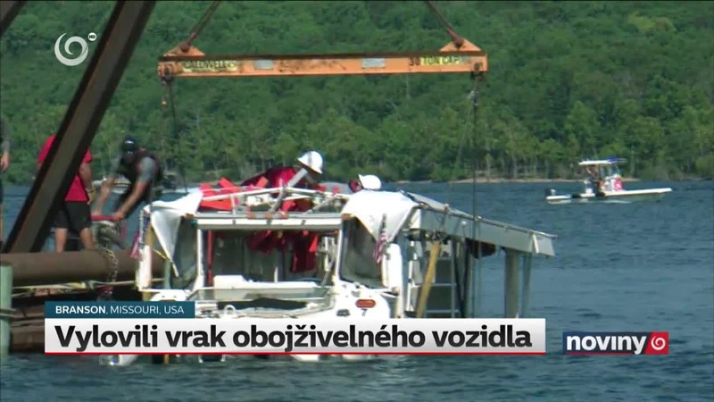 Vylovili vrak obojživelného vozidla