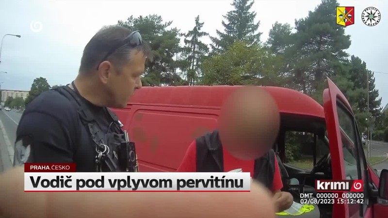 Vodič pod vplyvom pervitínu