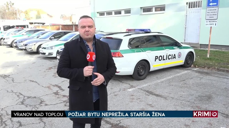 POŽIAR BYTU NEPREŽILA STARŠIA ŽENA