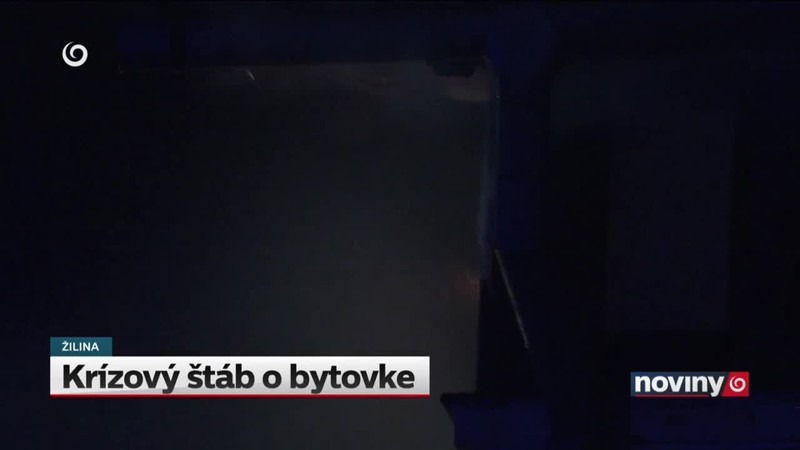 Krízový štáb o bytovke