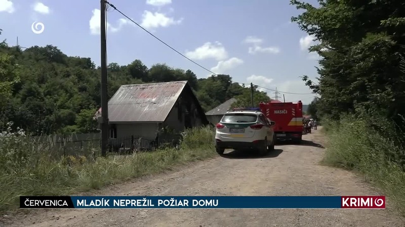 MLADÍK NEPREŽIL POŽIAR DOMU