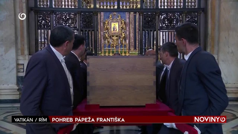 POHREB PÁPEŽA FRANTIŠKA