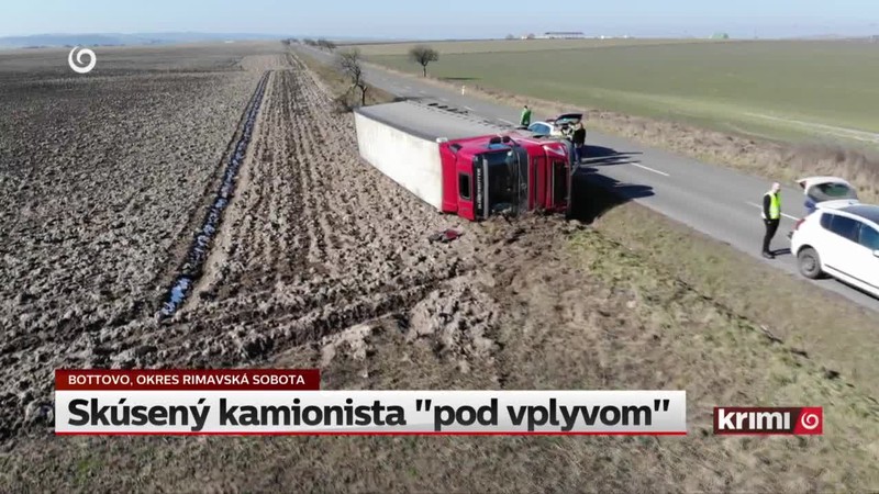 Skúsený kamionista "pod vplyvom"