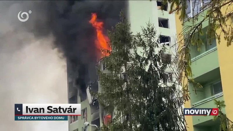 Správca bytového domu o explózii