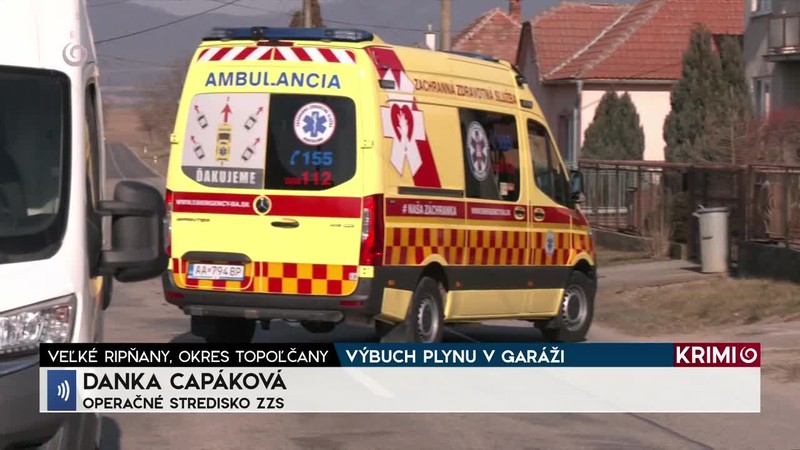 VÝBUCH PLYNU V GARÁŽI