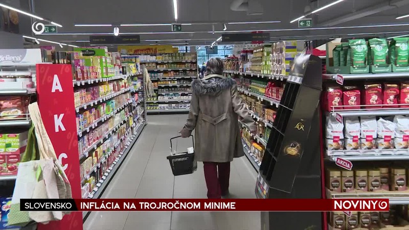 INFLÁCIA NA TROJROČNOM MINIME