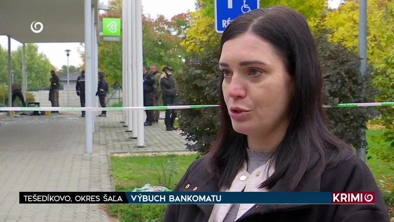 VÝBUCH BANKOMATU