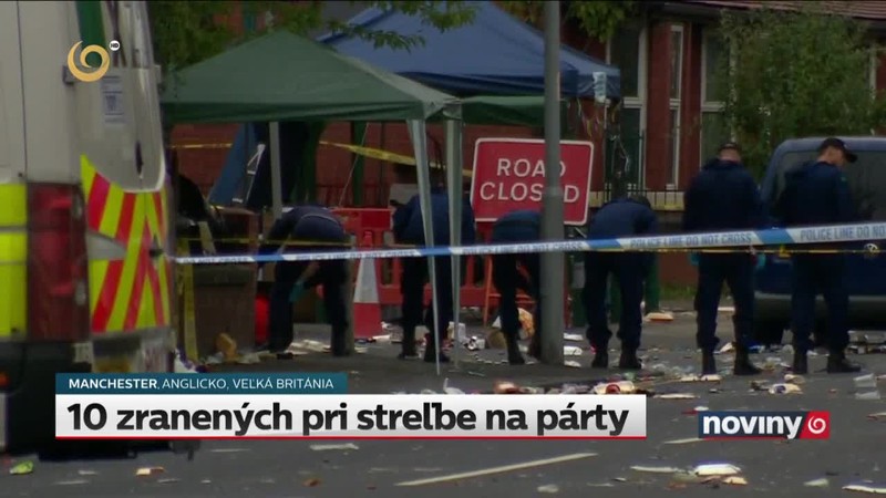 10 zranených pri streľbe na párty