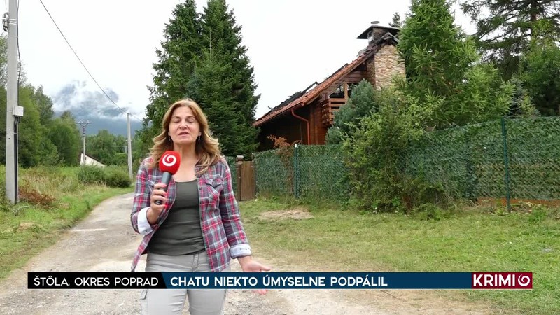 CHATU NIEKTO ÚMYSELNE PODPÁLI