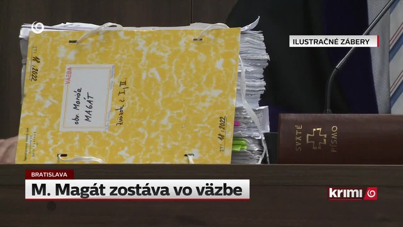M. Magát zostáva vo väzbe