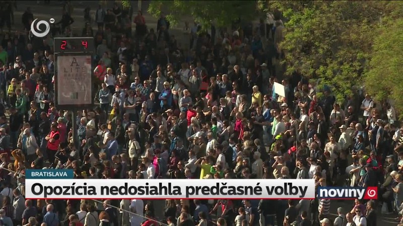 Opozícia nedosiahla predčasné voľby