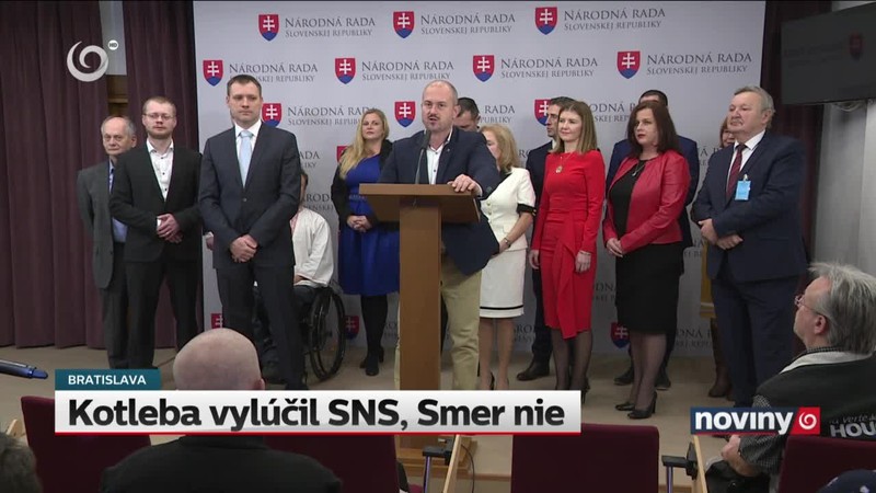 Kotleba vylúčil SNS, Smer nie