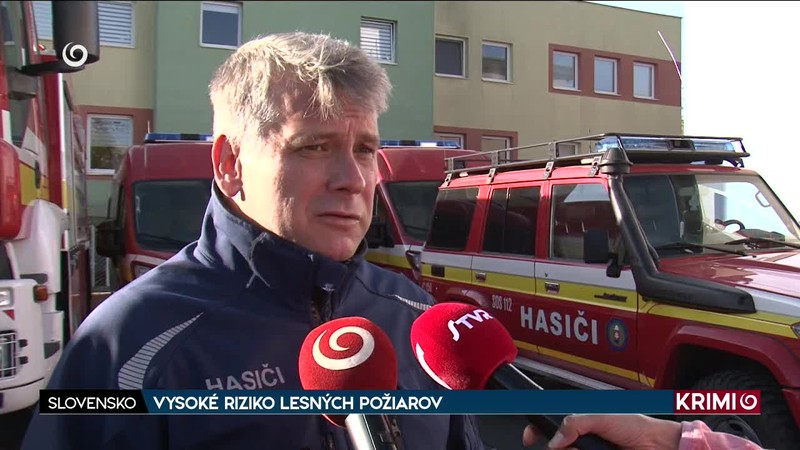 VYSOKÉ RIZIKO LESNÝCH POŽIAROV
