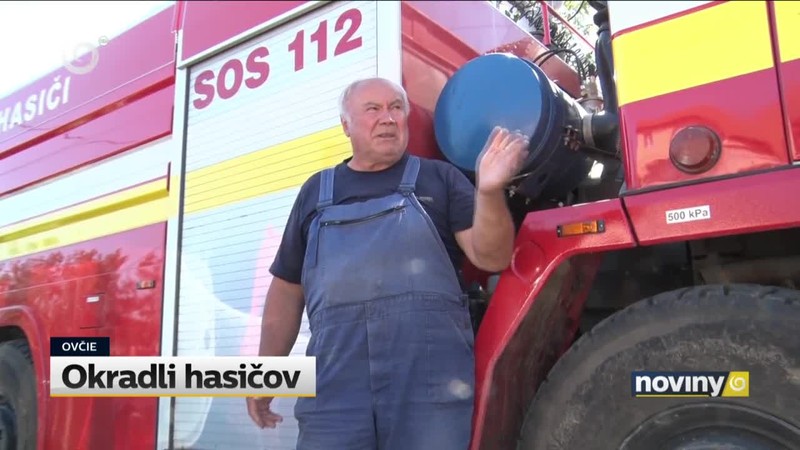 Okradli hasičov